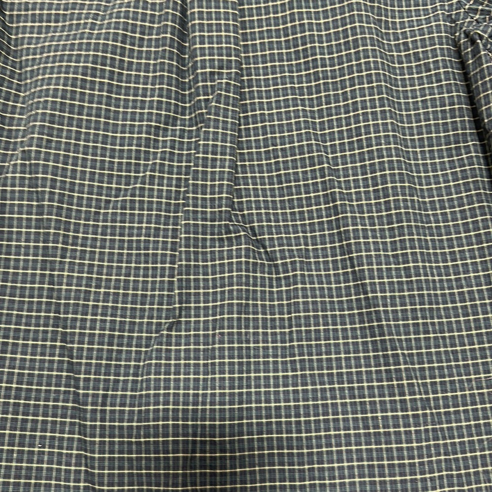 Green checkered‎ shirt w/ red/green checkered collar long sleeve shirt / Size XL - Picture 6 of 7